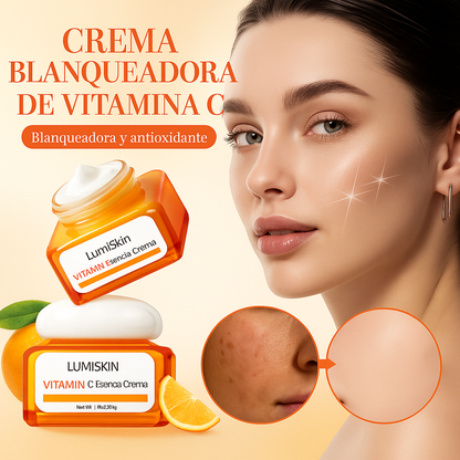 LumiSkin® Crema Facial Blanqueadora e Iluminadora con Vitamina C (50g)