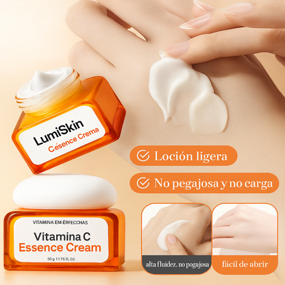 LumiSkin® Crema Facial Blanqueadora e Iluminadora con Vitamina C (50g)