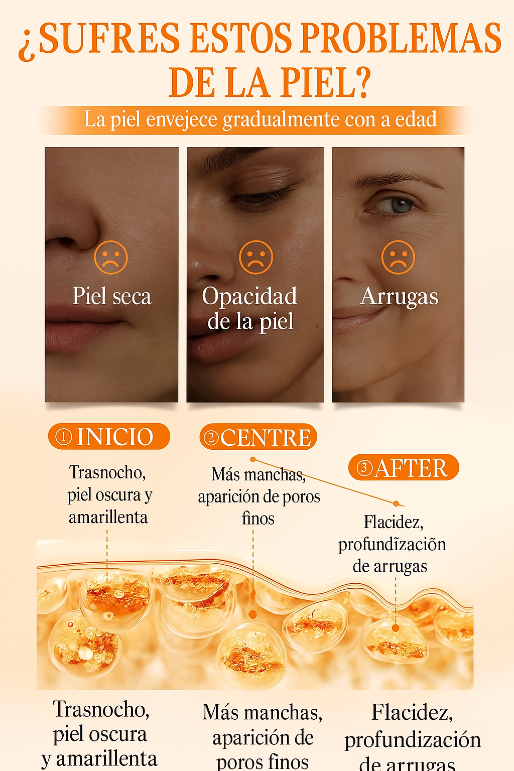 VitaLumi ®  Crema Facial Blanqueadora Iluminadora 5 en 1 con Vitamina C Activa + Niacinamida – Piel Radiante en Cada Aplicación