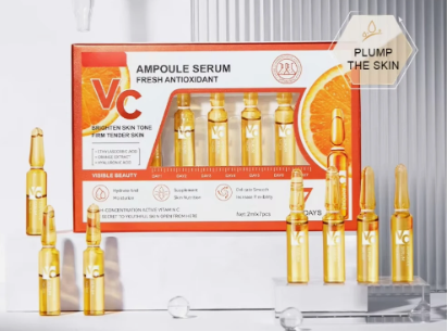 DermaCure 7®   Sérum en Ampolla Refrescante Antioxidante con Vitamina C – Tratamiento de 7 Días (7 x 2ml)